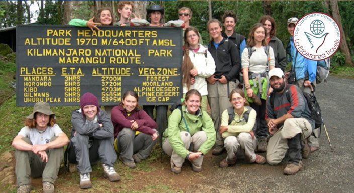 Kilimanjaro Trekking 8 Days Lemosho Route